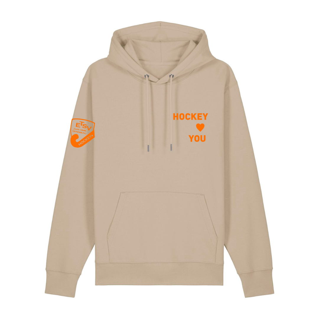 ETSV - Hockey Loves You - Desert Dust/ Orange
