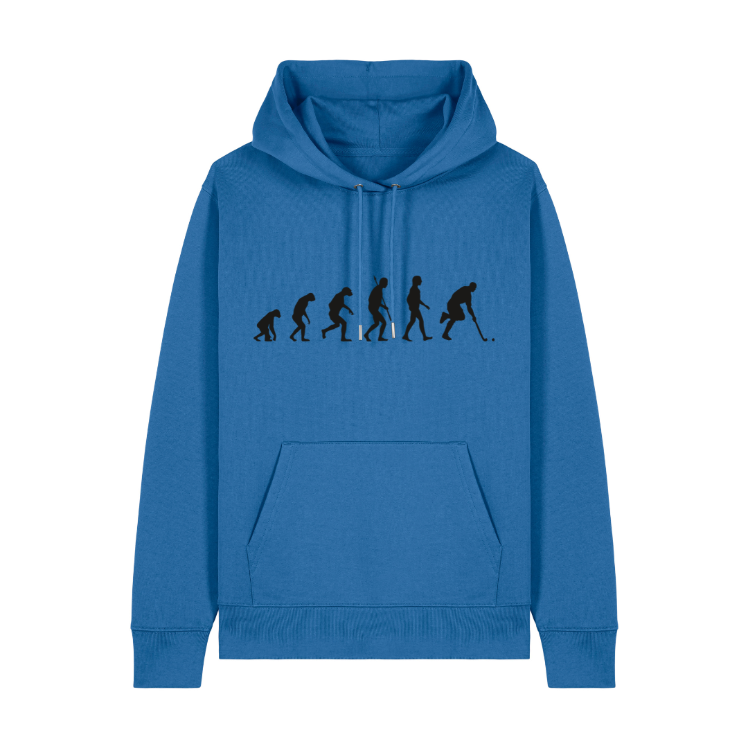 OurEvolution Hoodie Mindful Blue mit Schwarzer Schrift