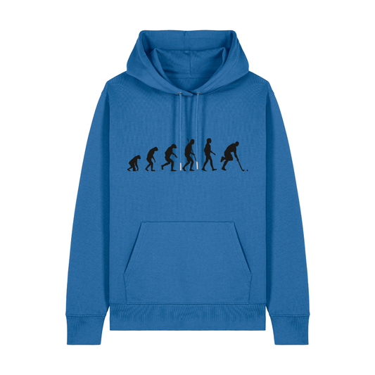 OurEvolution Hoodie Mindful Blue mit Schwarzer Schrift