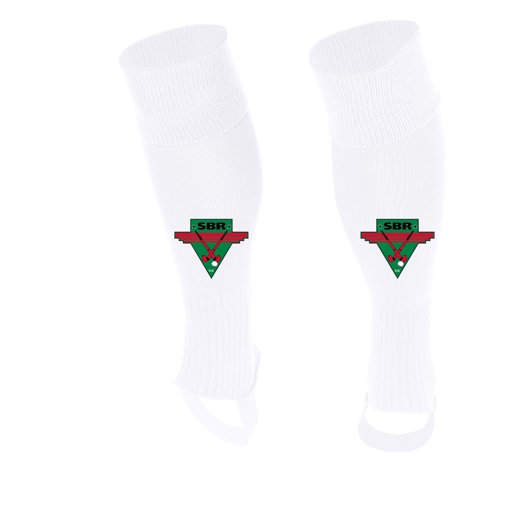 SBR - Stutzen Weiß mit Logo