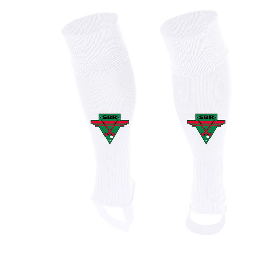 SBR - Stutzen Weiß mit Logo