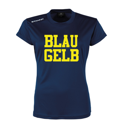 TSV - Blau/Gelb Einlaufshirt Damen