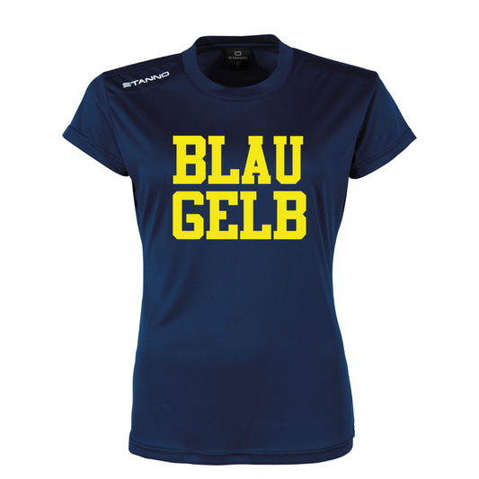 TSV - Blau/Gelb Einlaufshirt Damen