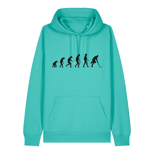 OurEvolution Hoodie Pool Blue  mit Schwarzer Schrift