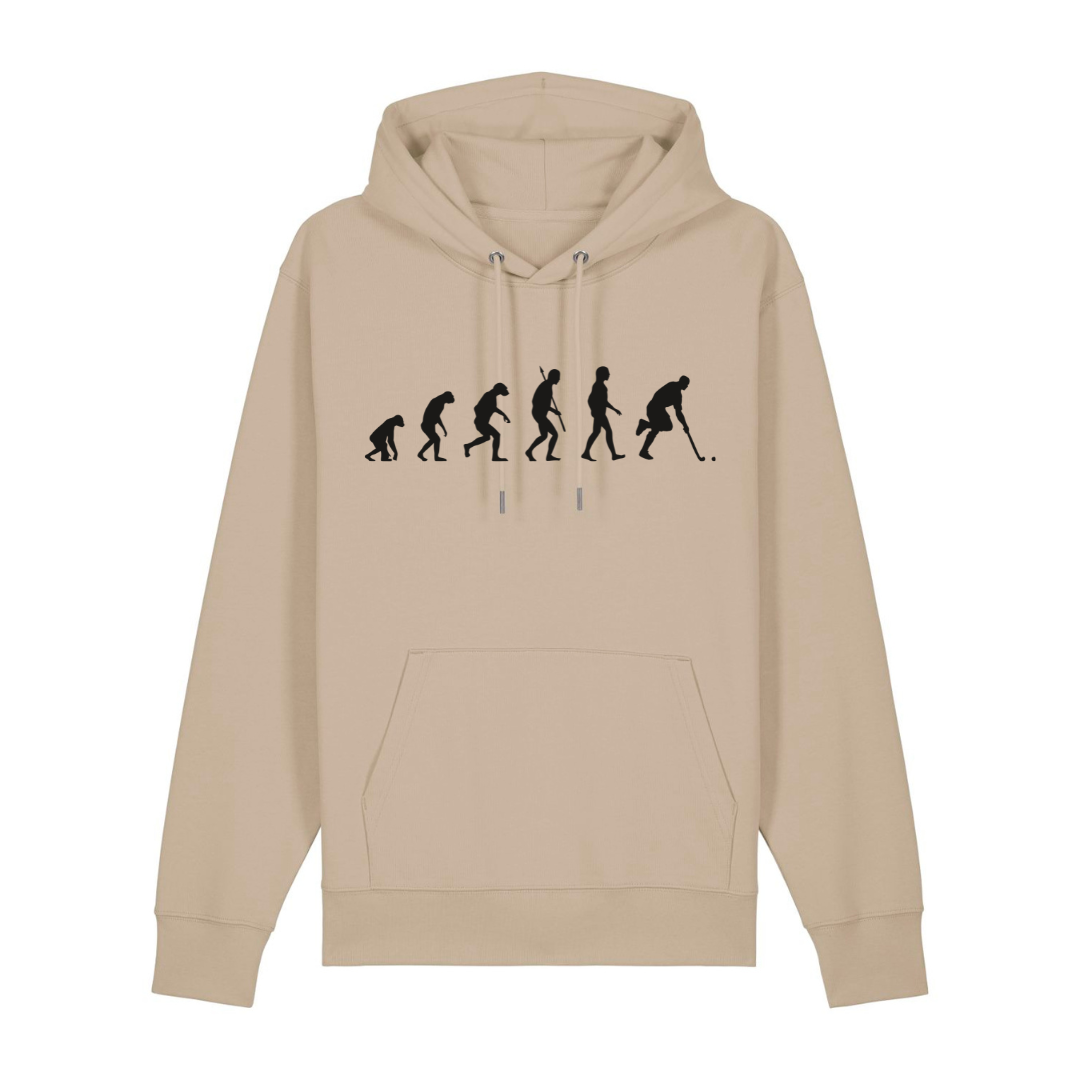 OurEvolution Hoodie Desert Dust mit Schwarzer Schrift