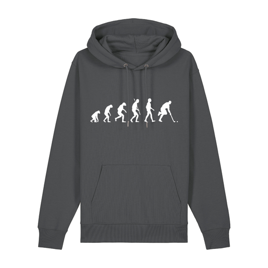 OurEvolution Hoodie Anthrazit mit Weißer Schrift