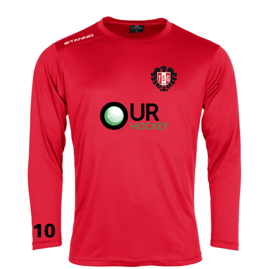 Lautern - Trainingsshirt Lang Field Unisex Rot