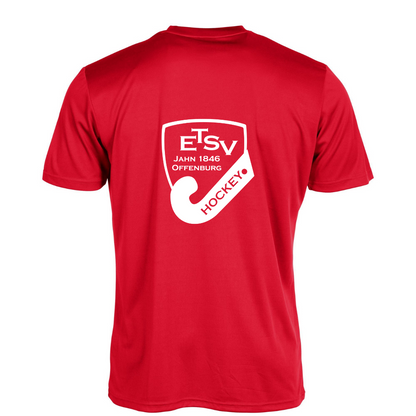 ETSV - Trainingsshirt Field Unisex Schwarz&Rot