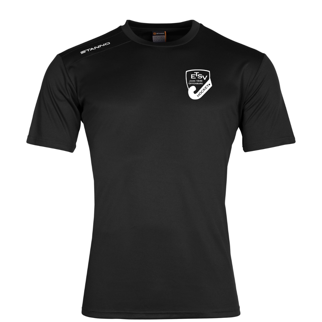 ETSV - Trainingsshirt Field Unisex Schwarz&Rot