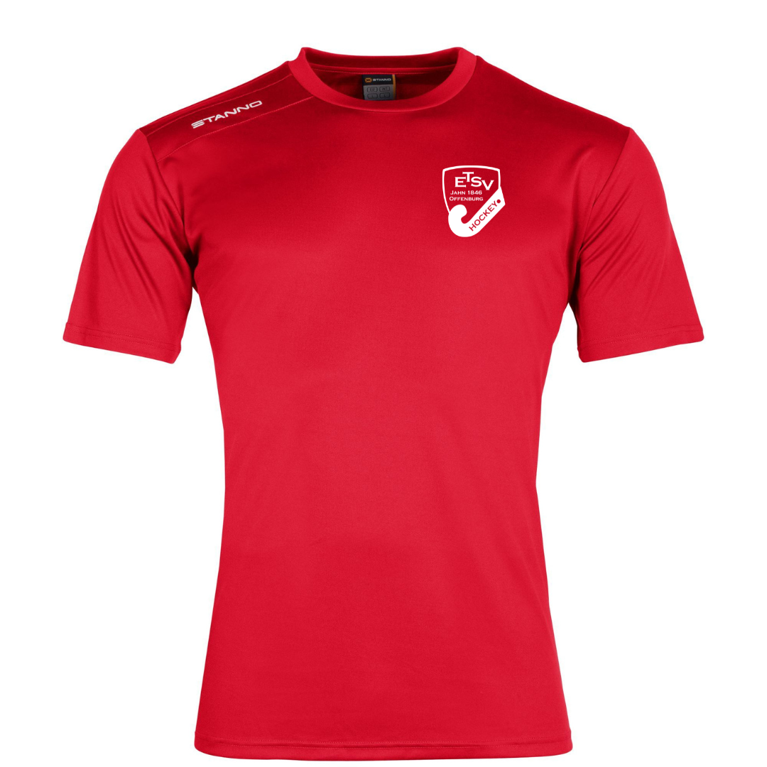 ETSV - Trainingsshirt Field Unisex Schwarz&Rot