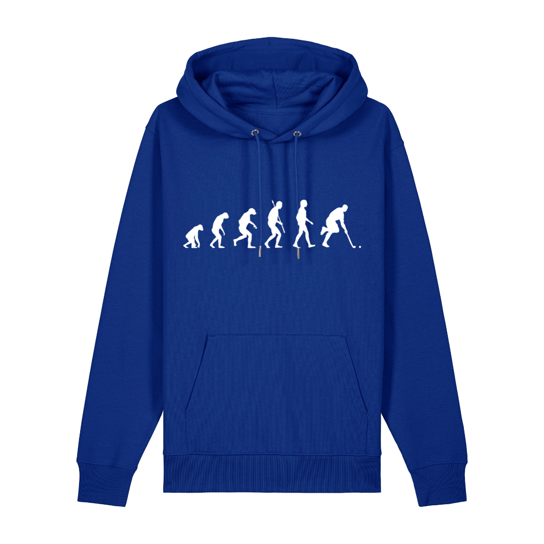 OurEvolution Hoodie Yorker Blue mit Weißer Schrift