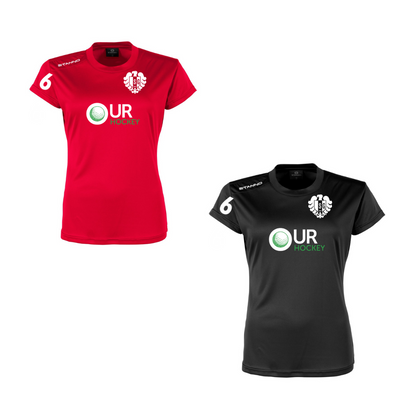 Lautern - Ourhockey Einlaufshirt 2024 Damen Rot&Schwarz