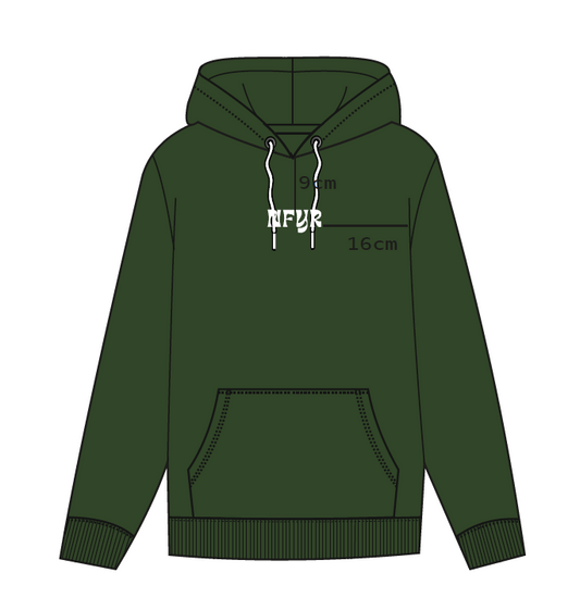 Roots - Hoodie Army Green