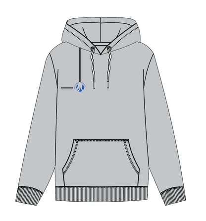 Roots - Hoodie Grey Blue