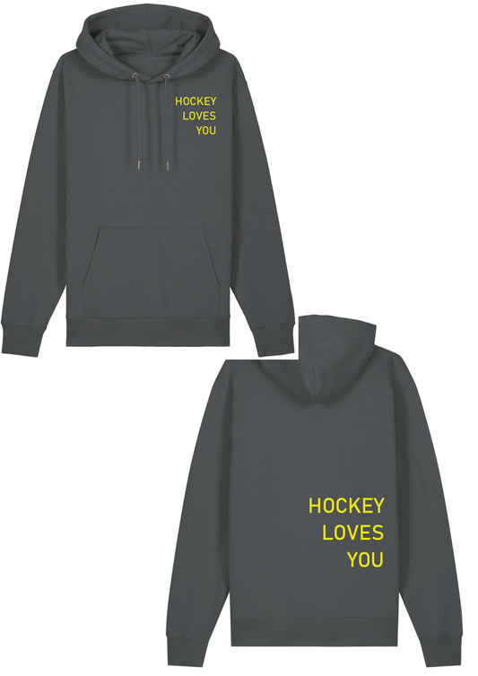 ETSV - Hockey Loves You - Anthracite/ Neon Gelb