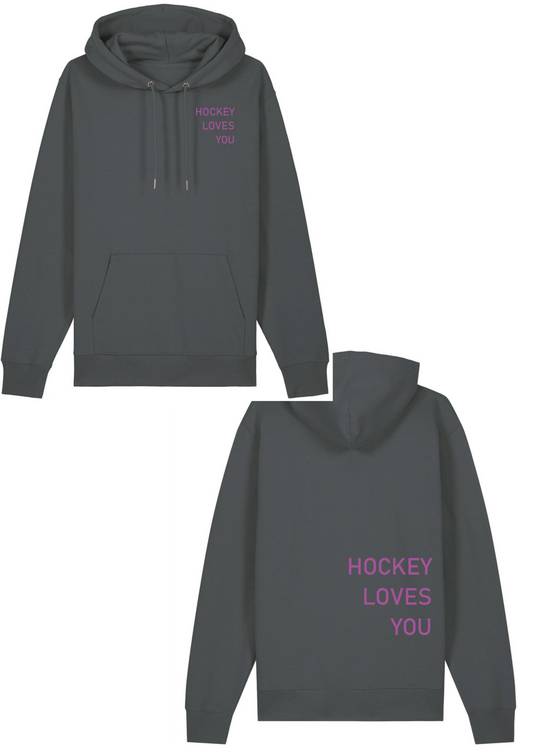 ETSV - Hockey Loves You - Anthracite/ Pink