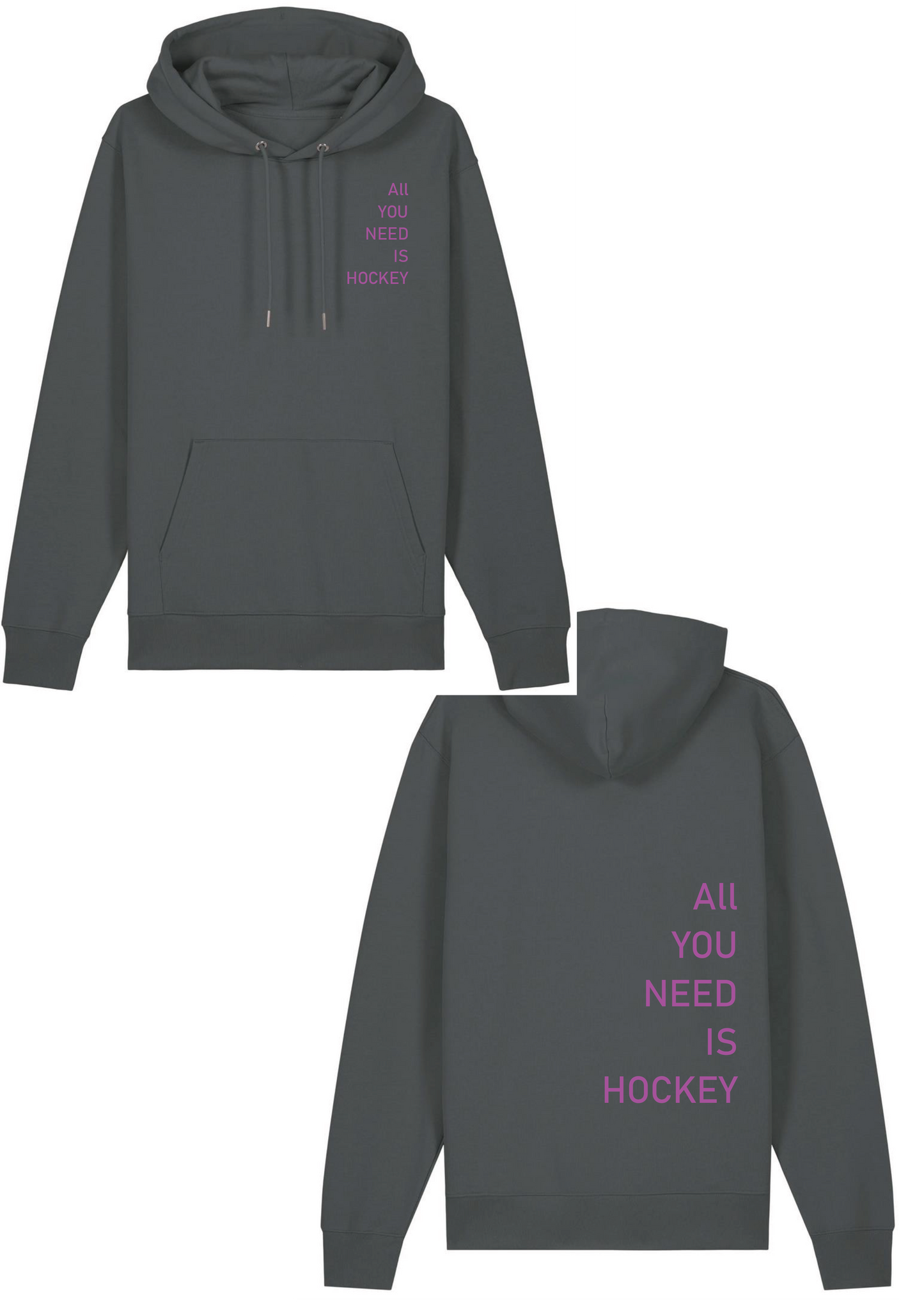 ETSV - All You Need is Hockey  - Anthracite/ Pink