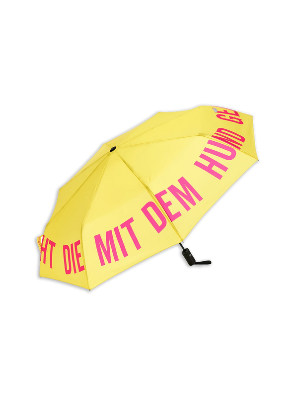 BeFamous -  Regenschirm DIE MIT DEM HUND GEHT-YELLOW