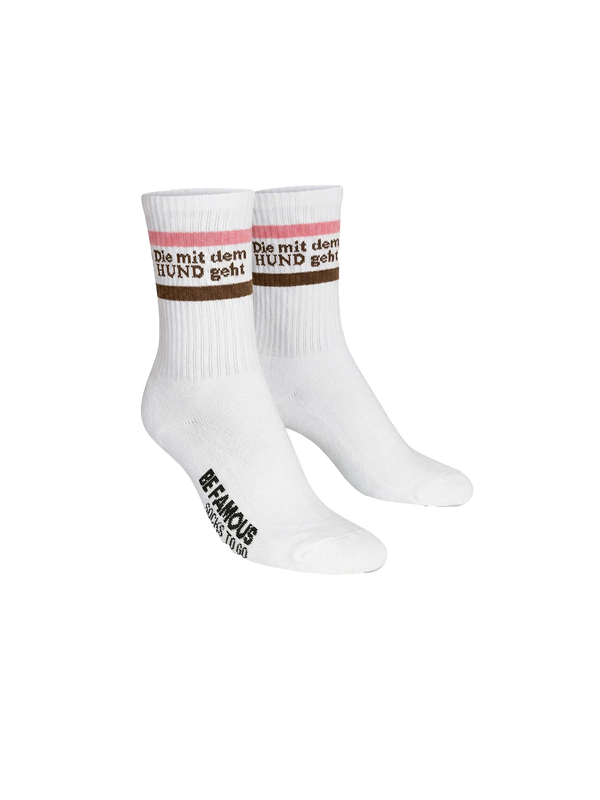 BeFamous -  Socks to go Statement Socken HUND GEHT